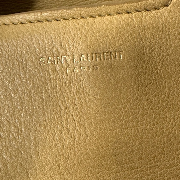 JR12147 YSL Saint Laurent Classic Y Cabas Tote Calf Leather - Picture 5 of 8